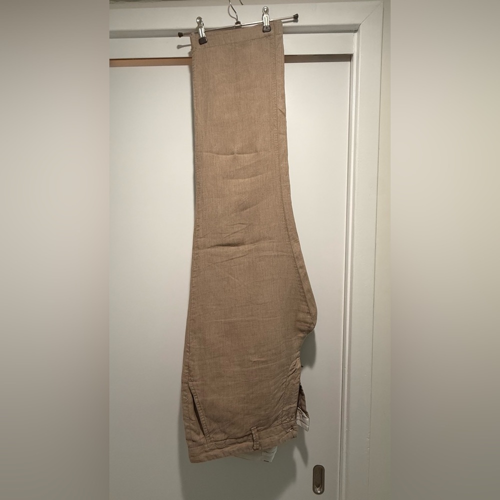Linea Men's Khaki Linen pants